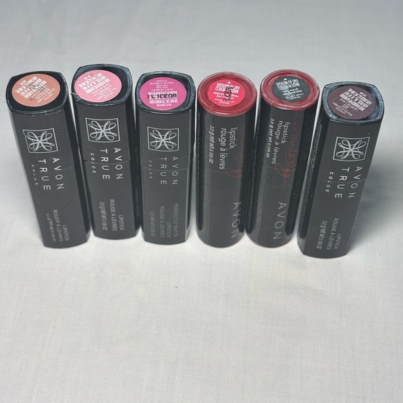 Avon True Color Lipstick Collection - Coral Pink Red Berry Brown